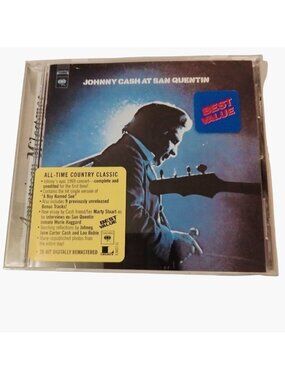 Johnny Cash At San Quentin 1969 Concert Remastered CD Album